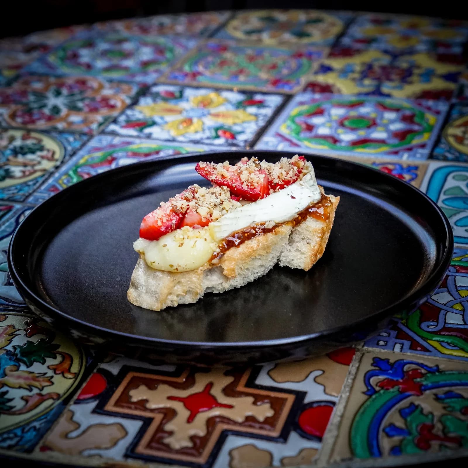 Fíková marmeláda, brie